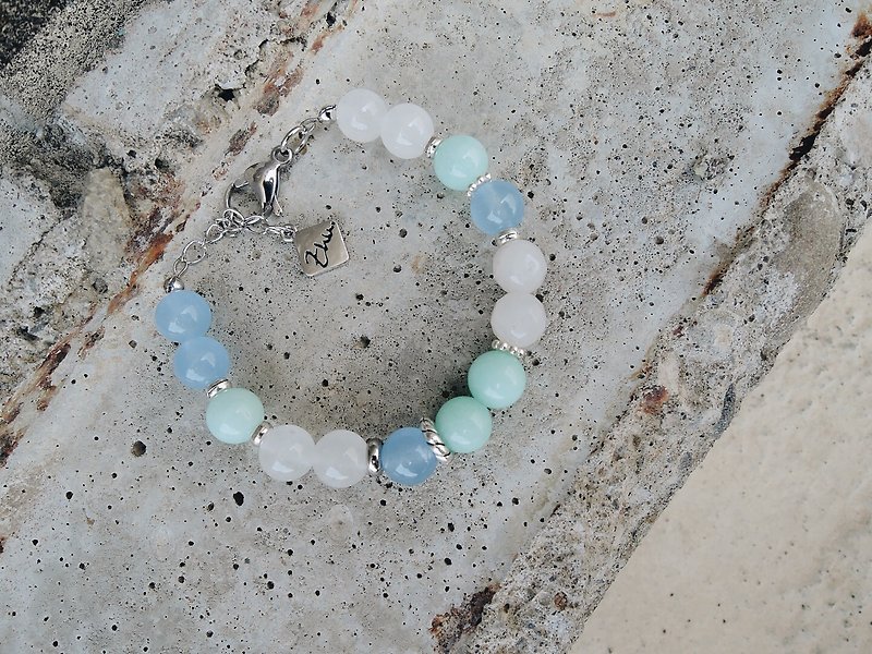Zhu summer colors - Mint Ice Cream - Bracelets - Stone 