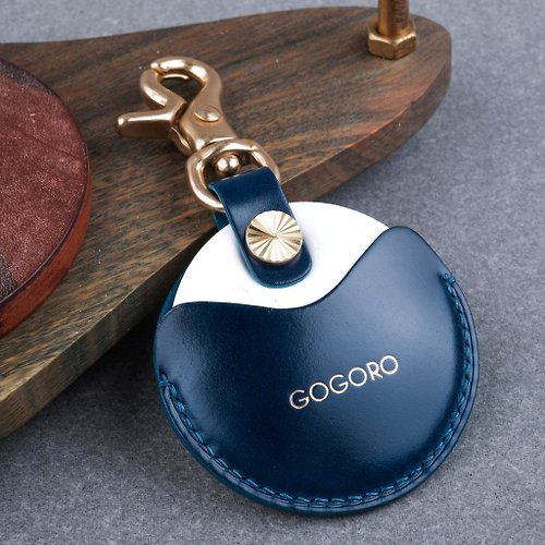 寓吉 Leather Craft 【寓吉】gogoro/gogoro2 鑰匙專用皮套 新禧馬臀 寶藍