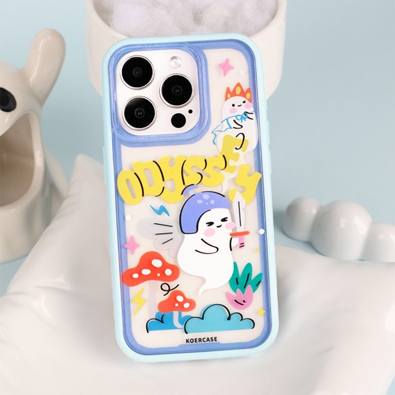 Fighting Ghost iPhone Case 2 in 1 - เคส/ซองมือถือ - วัสดุอื่นๆ 