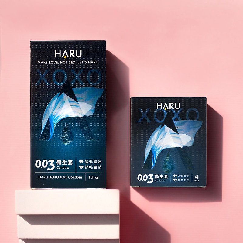 HARU XOXO 003 Thin Condom - สินค้าผู้ใหญ่ - น้ำยาง 