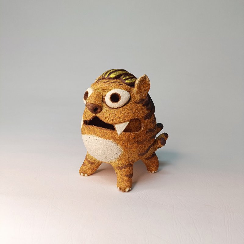 上古四祥獸-陸吾/陶藝品/原創 - 擺飾/家飾品 - 陶 