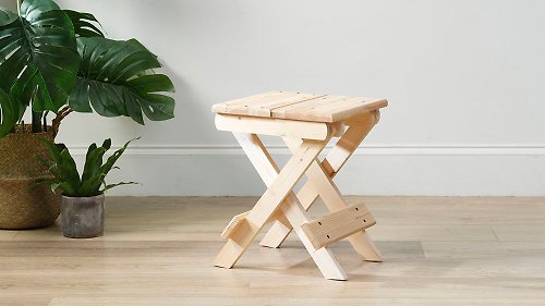 特力屋手創空間 【木工體驗】實木折合椅 全台開課