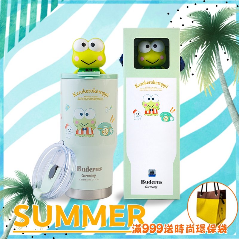 一杯子好朋友【德國Buderus】三麗鷗陶瓷冰霸杯 710ml-大眼蛙 - 保溫瓶/保溫杯 - 不鏽鋼 白色