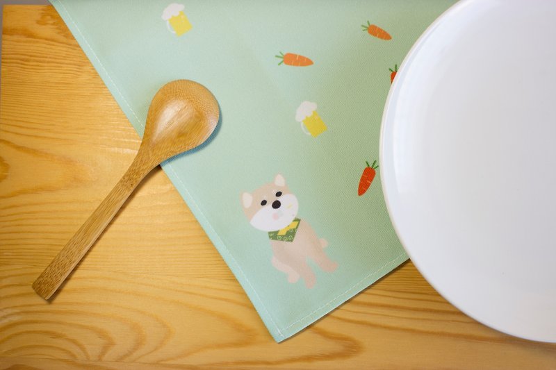 Shiba Waterproof Placemat Cutlery Set (Shiba Inu) (Placemat) (Tableware) - Place Mats & Dining Décor - Waterproof Material Multicolor