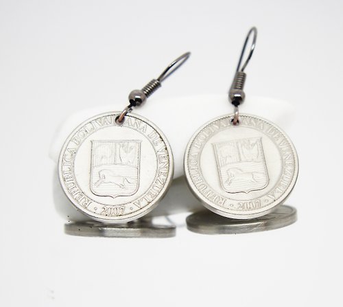 CoinsRingsUkraine Ancient Coin Jewelry Mini Coin Earrings Tiny Coin Earrings Coin Drop Earrings