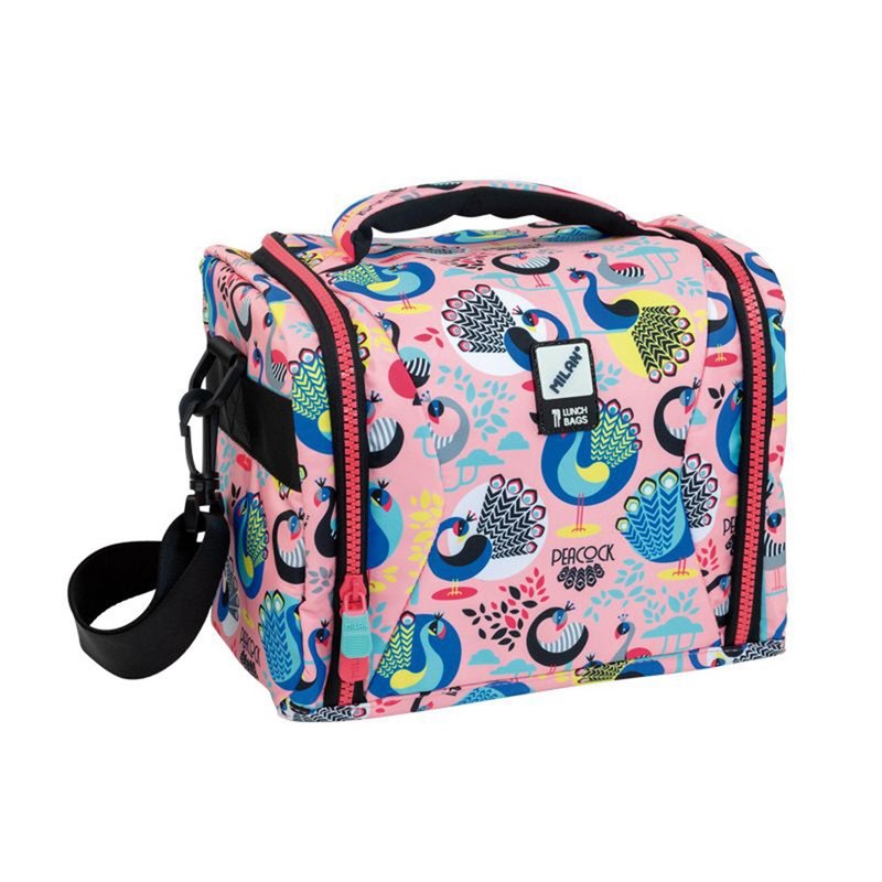 Picnic Essentials_Insulation Cooler Bag (Large)_Peacock - Camping Gear & Picnic Sets - Polyester Pink