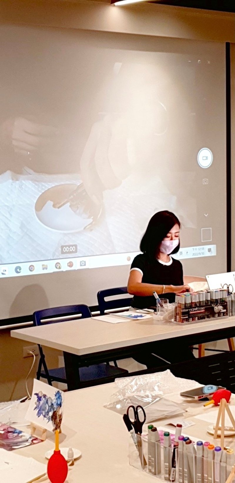 酒精墨水流動畫【體驗課程】【企業包班】【團體包班】可訊息調整 - 插畫/繪畫/寫字 - 防水材質 