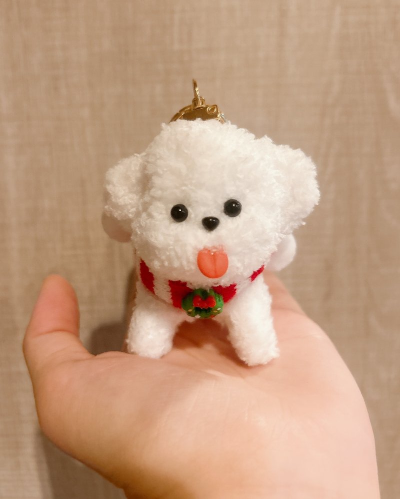 聖誕節限定扭扭棒手做娃娃-聖誕比熊 - 擺飾/家飾品 - 其他材質 白色
