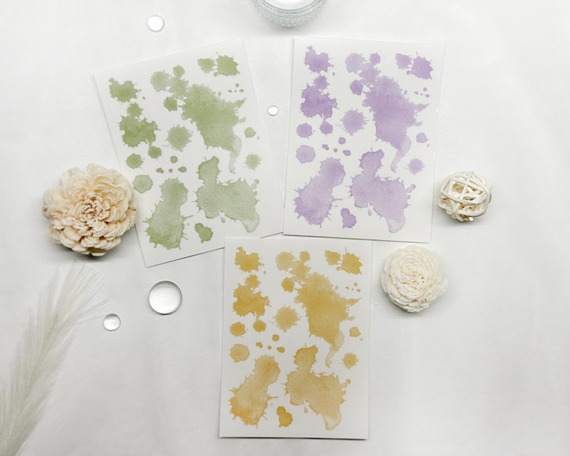 Watercolor decorative sticker ver.2 - 貼紙 - 紙 