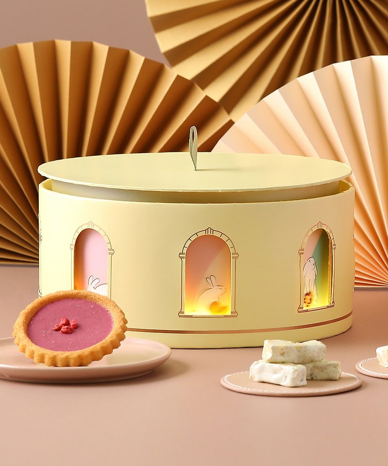 【春節限定】旋轉夢想寶盒 - 蛋糕/甜點 - 新鮮食材 金色