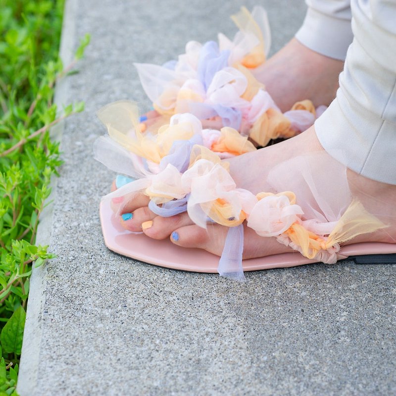 Blooming sandals | Garden - Slippers - Polyester Multicolor