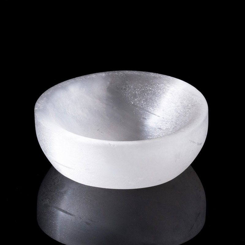 透石膏淨化碗 75 - 擺飾/家飾品 - 水晶 白色