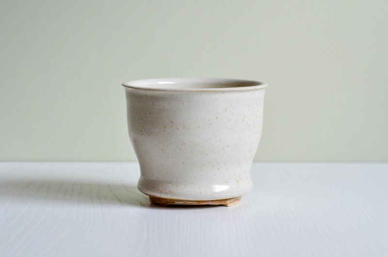 陶盆 | 米白 - 盆栽/植栽 - 陶 白色