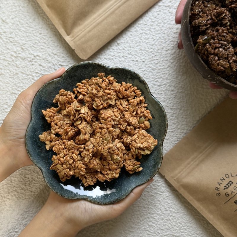 穀卡卡蛋白【蘋果肉桂】燕麥脆片 - 燕麥/麥片/穀物 - 新鮮食材 綠色