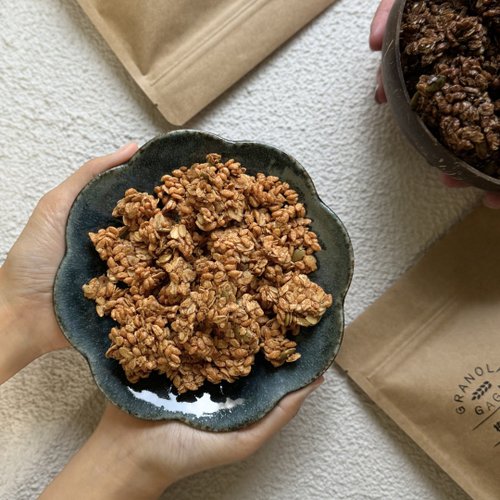 GRANOLA GAGA 穀卡卡 穀卡卡蛋白【蘋果肉桂】燕麥脆片
