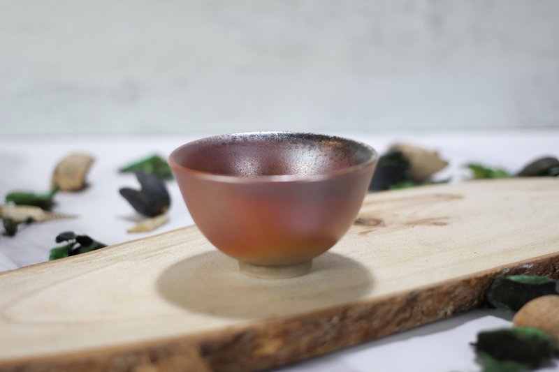 【送禮好物】60ml 柴燒 天然落灰 茶杯 鶯歌名家葉敏祥作 - 茶壺/茶杯/茶具 - 瓷 