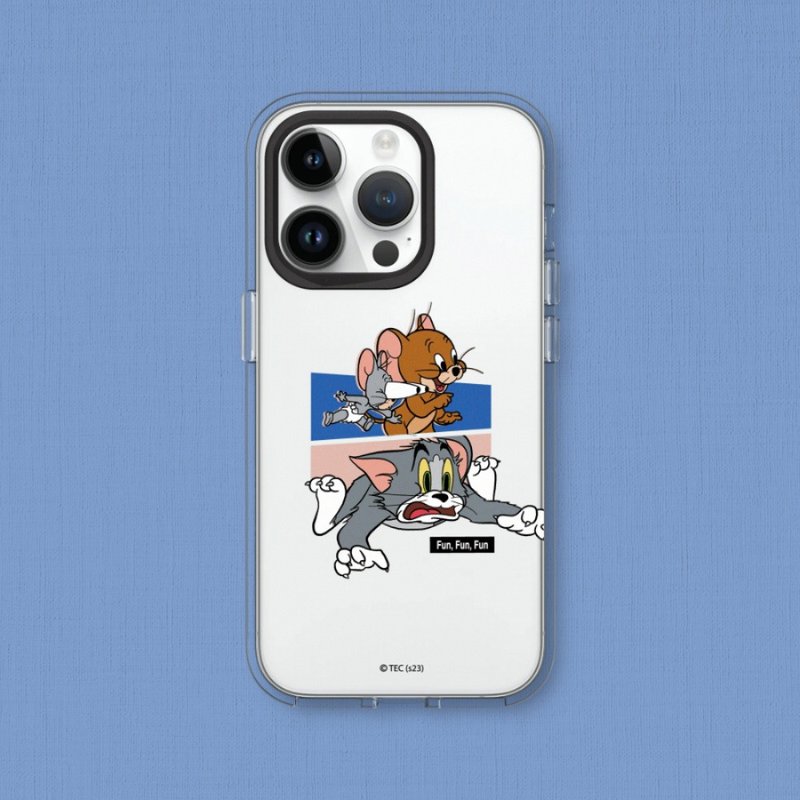 Clear透明防摔手機殼∣湯姆貓與傑利鼠/驚呆表情包 for iPhone - 手機配件 - 塑膠 透明