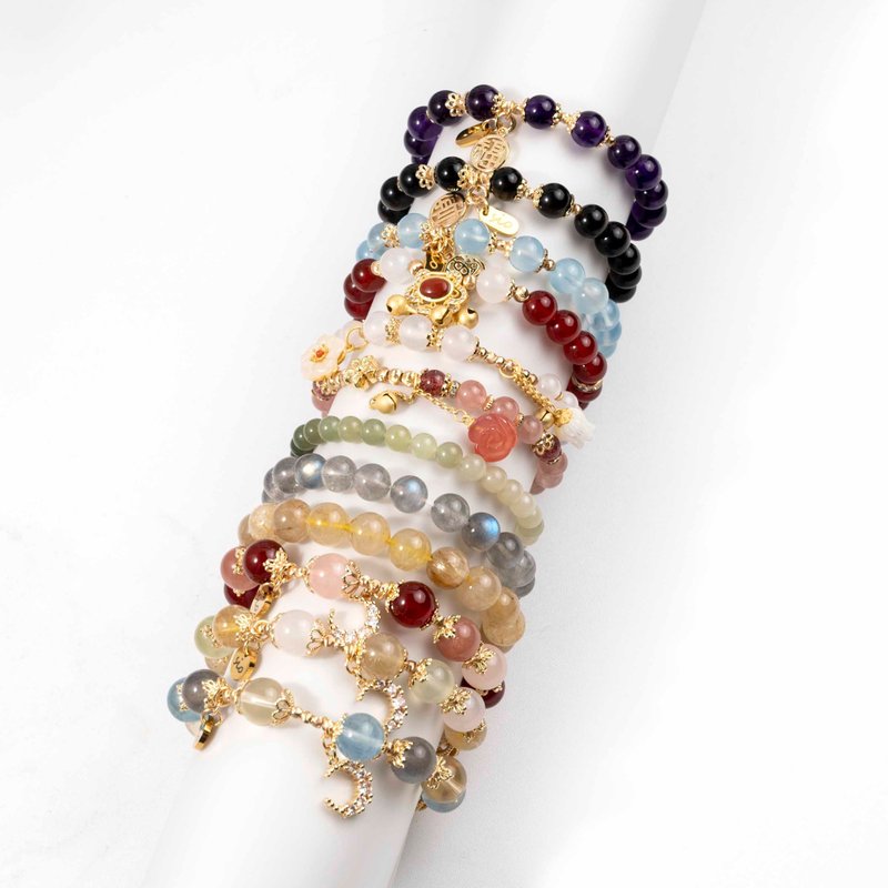 Exclusive [Customized] Good Luck Bracelet for Life Spirit Numbers│Exclusive Crystal Bracelet│Customized Crystal Bracelet - Metalsmithing/Accessories - Gemstone Multicolor