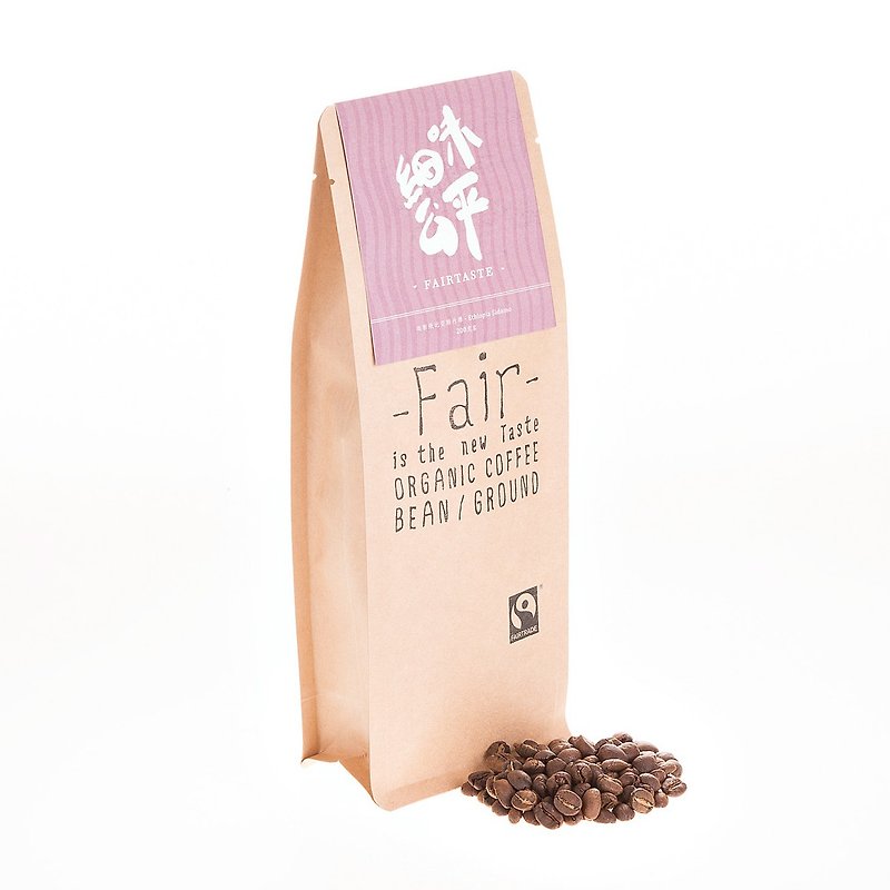 FAIRTASTE - Ethiopia Sidamo Organic Coffee Beans/Ground (200g) - Coffee - Paper Khaki