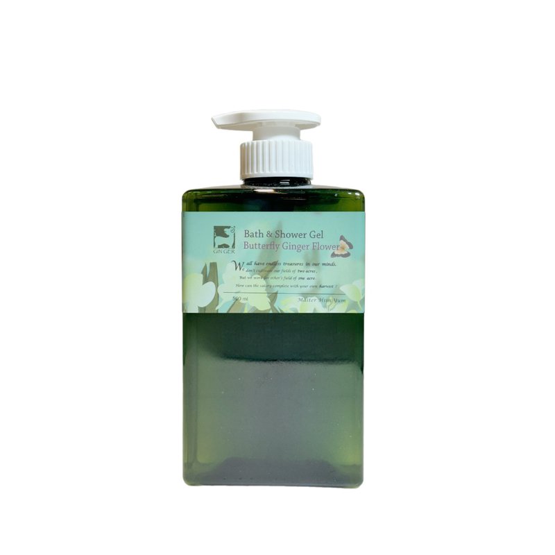【GIN-GER】蝴蝶白薑花沐浴露 500ml - 沐浴乳/沐浴用品 - 濃縮/萃取物 