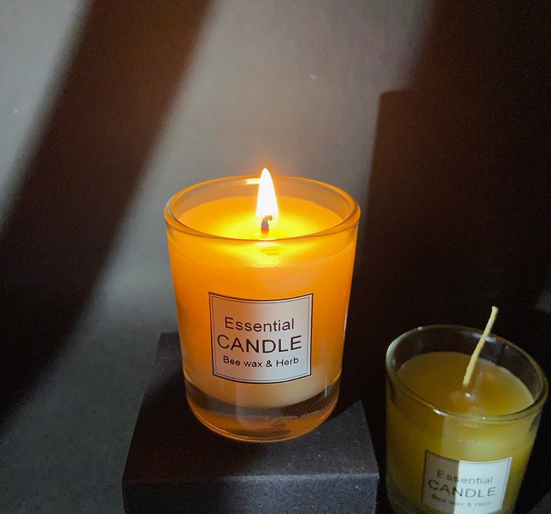 Natural beeswax essential oil candles/anti-mosquito candles/scented candles - เทียน/เชิงเทียน - ขี้ผึ้ง 