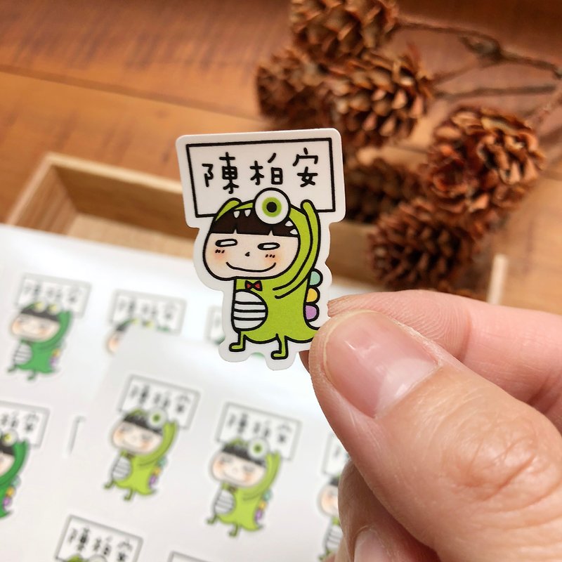 CC dinosaur monster super stylish brand name stickers - Stickers - Waterproof Material 