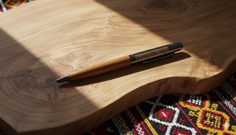 【山林語彙】原木圖騰典藏鋼珠筆 - 原子筆/中性筆 - 木頭 