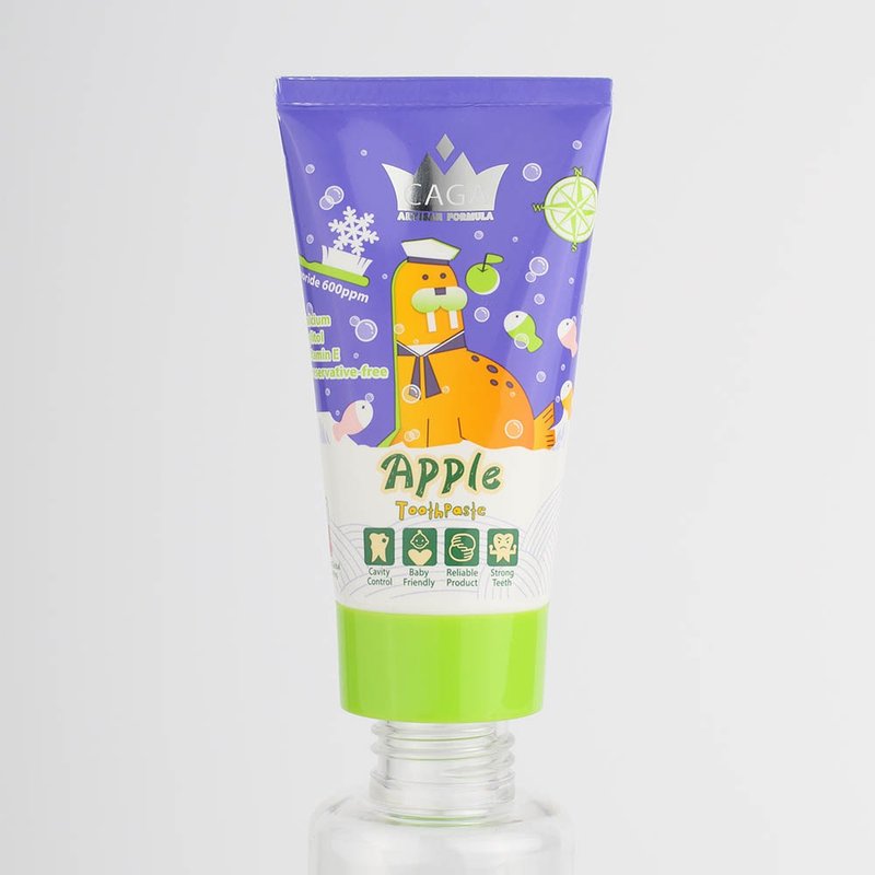 韓國【CAGA】牙佳 兒童輕含氟牙膏(蘋果味) 50ml - 寶寶/兒童玩具/玩偶 - 其他材質 