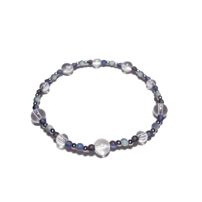 Blue Crystal Bracelet 007 - Bracelets - Gemstone Blue