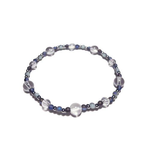 KICHIKICHIYAYA Blue Crystal Bracelet 007