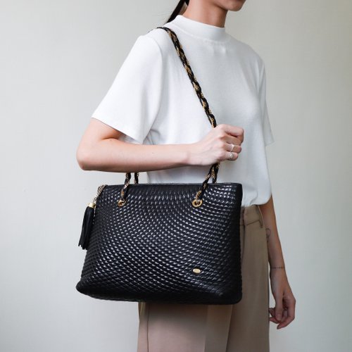 Bally quilted online bag