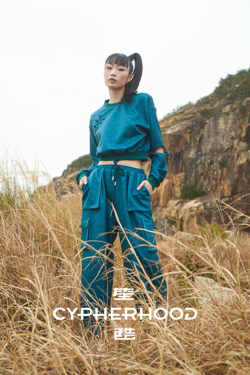 Cypherhood ANNIE 女裝 Cutout 鏤空設計運動衛衣 - 女上衣/長袖上衣 - 棉．麻 