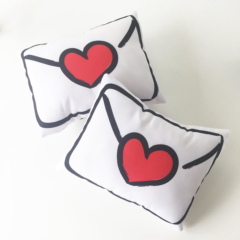 Love letter pillow - Pillows & Cushions - Polyester Red