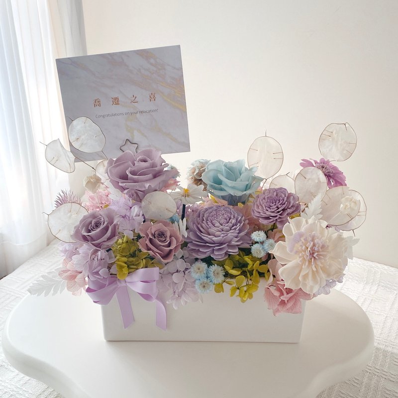 樺坊/客製化禮物/永生花桌花/開幕花禮/入新居花禮 - 乾燥花/永生花 - 植物．花 