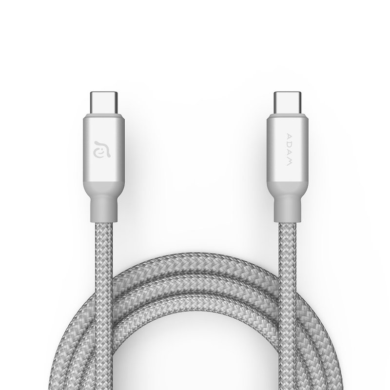 CASA C200 USB-C to USB-C 100W Charging Cable - Chargers & Cables - Other Metals Silver