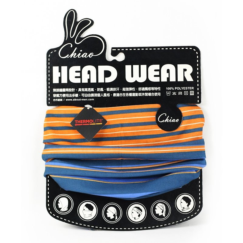 Multifunctional Sports Headscarf-Gradient Stripes - อุปกรณ์เสริมกีฬา - เส้นใยสังเคราะห์ 