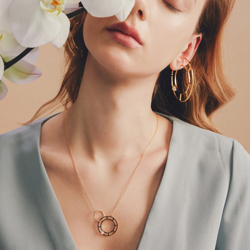 典雅細緻 / Edeline necklace - 項鍊 - 其他金屬 金色