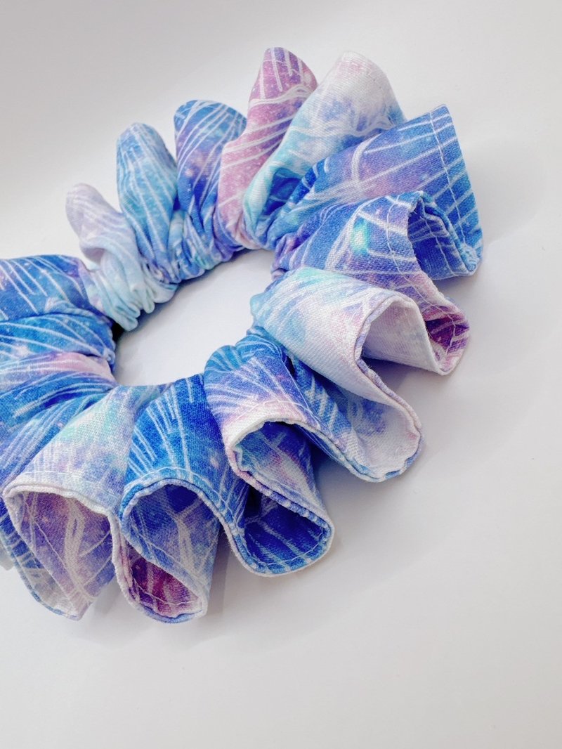 ×Pet Scarf×Wave Collar [Dream Shell] - Clothing & Accessories - Cotton & Hemp Blue