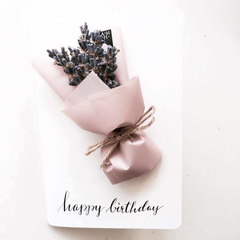 南法薰衣草 西洋書法 婚禮 手作 生日  邀請卡 - 筆記本/手帳 - 紙 