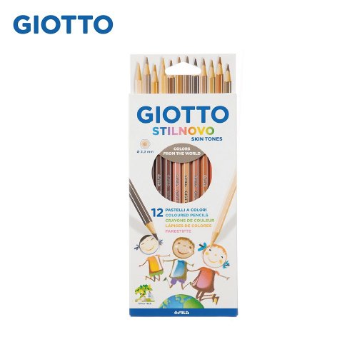 【イタリア GIOTTO】STILNOVO 肌色色鉛筆（12色）