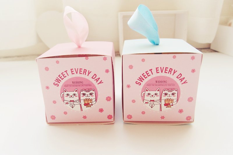 European sweet happiness meow drawer wedding small box - Snacks - Fresh Ingredients 