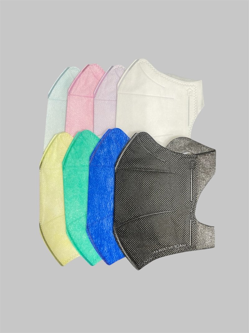 【奕綸台灣製】成人3D立體醫療口罩_素色 (50入/盒) - 口罩/口罩收納套 - 其他材質 多色