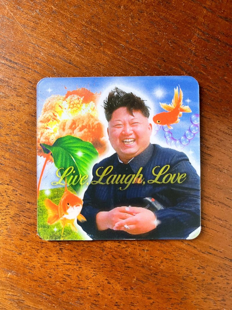 Live, laugh, love | 磁貼 - 磁鐵 - 塑膠 多色