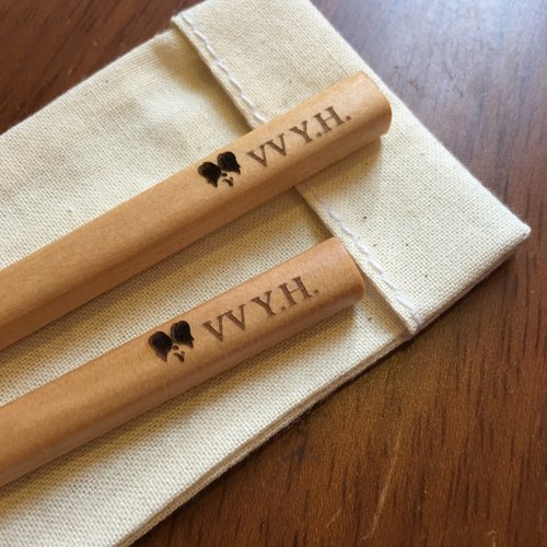 VV Pet 客製化寵物紀念品 VV Y.H. 荷木環保筷