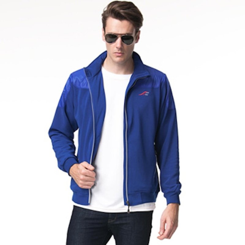 運動休閒夾克外套 - 男夾克/外套 - 聚酯纖維 藍色