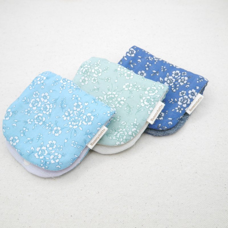 ふわもこハンカチ / シンプルフラワー-Simple Flower- / S・10×20cm Fuwamoko Gauzehandkerchief - 手帕 - 棉．麻 多色