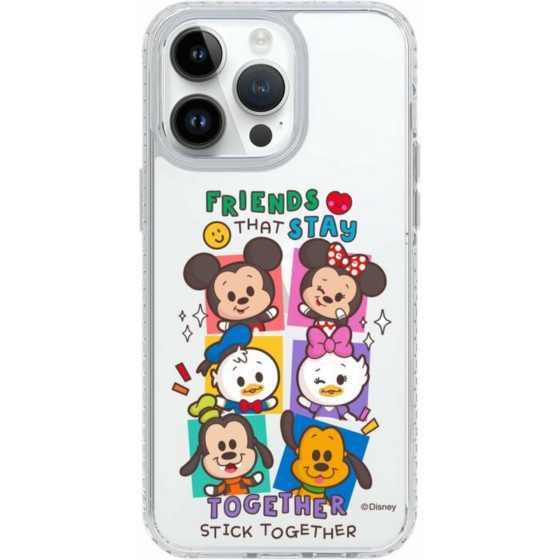 迪士尼米奇與你相伴 iPhone16 SamsungS25氣墊標準防摔鏡面手機殼 - 手機殼/手機套 - 塑膠 多色