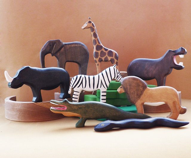 Wooden Zebra toy - Wooden animals - Zebra figurine - African animals - Wood  toys - Shop Forest Melody Kids' Toys - Pinkoi