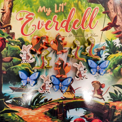 Holy Tokens 貼紙包與 My Lil' Everdell 棋盤遊戲相容