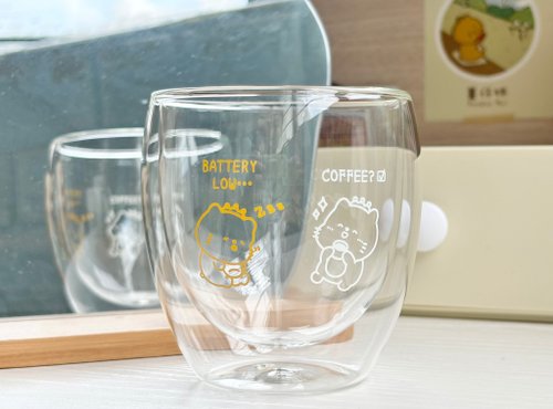 薯仔妹の部屋 薯仔妹 小薯咖啡杯 雙層玻璃杯